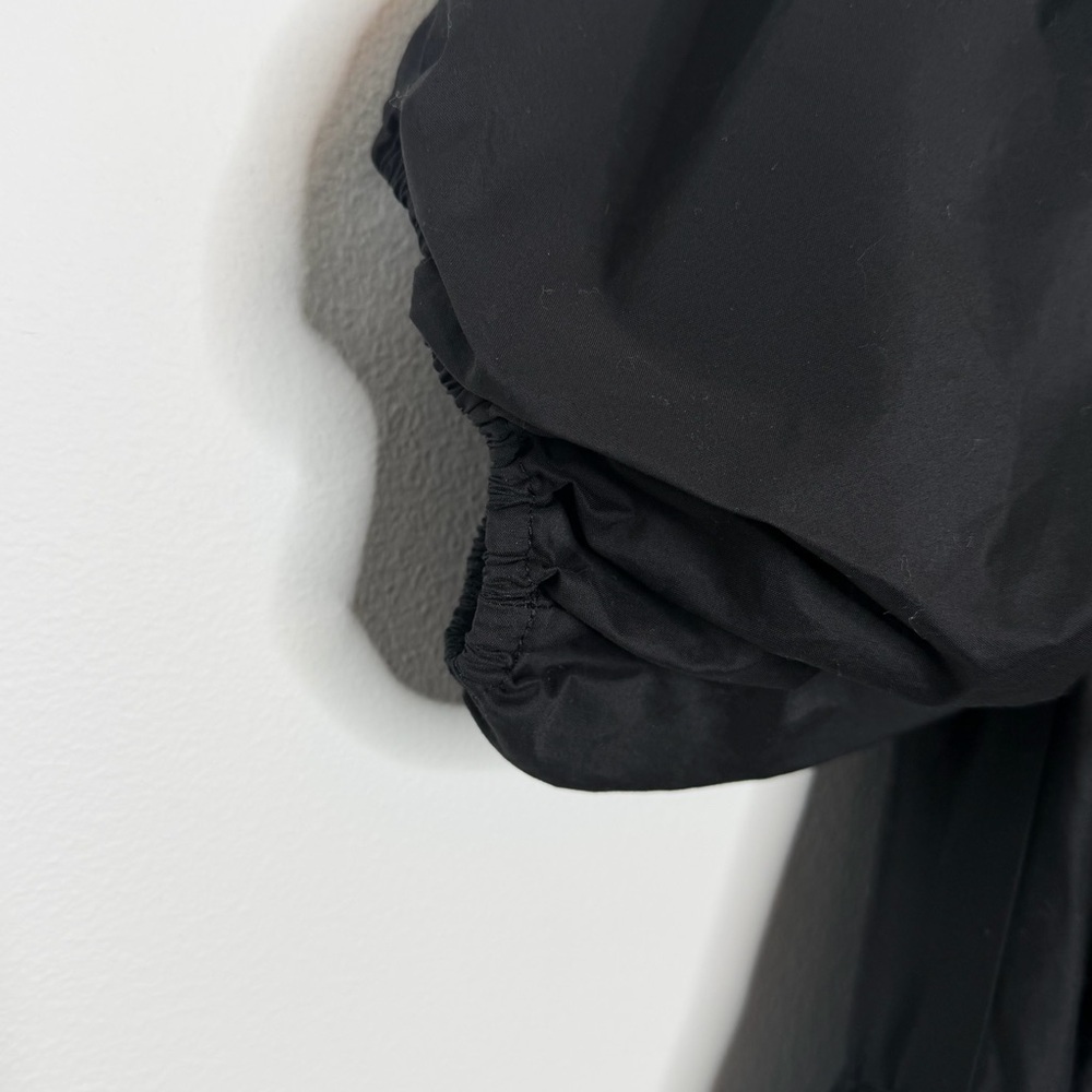 Eloquii Black Puff Sleeve Tiered Maxi Dress - Picture 5 of 12